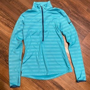 Nike Pro Dri Fit Quarter Zip Long Sleeve Pullover